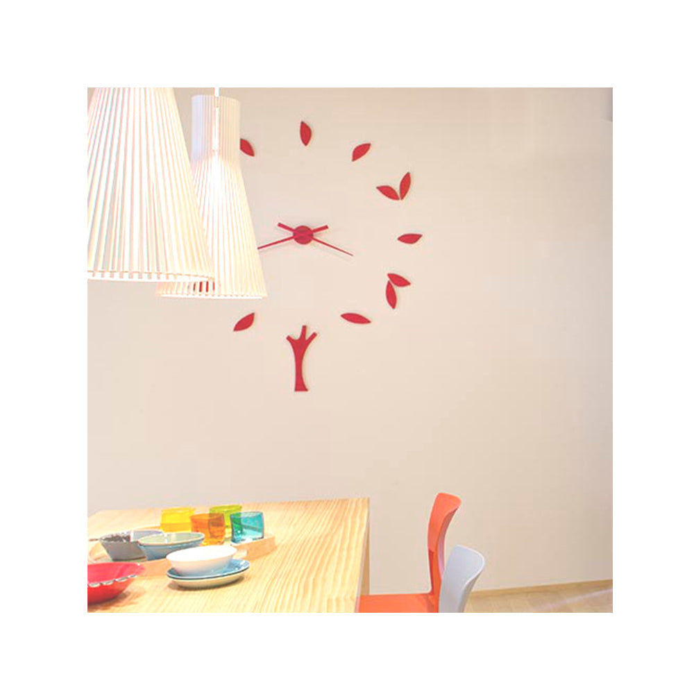 【壁掛け時計】TREE MAXICLOCK（Red）